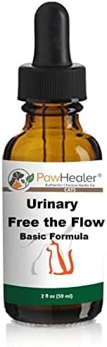 Cat & Small Dogs - Bladder Remedy for Stones & Crystals: 2 fl oz (59 ml) - Urinary Free The Flow - Basic - Made in USA - Works Great for Over 15 Years in The Herbal Business. …