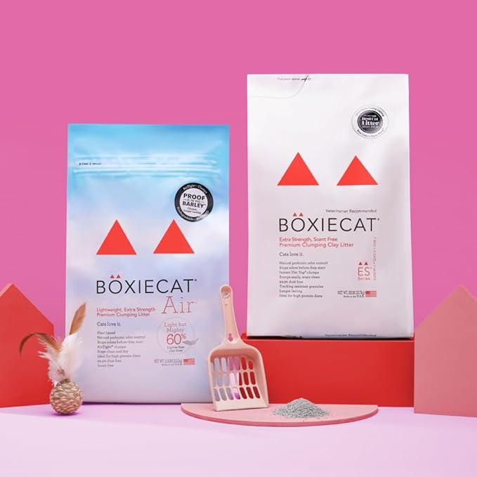 Boxie Extra Strength Cat Litter, Lightweight 35-Day Odor Control, Clumping, 11.5lb