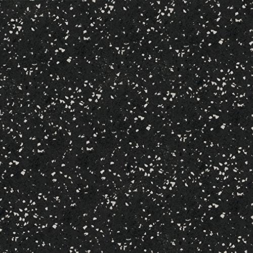 American Floor Mats 1/4in (7mm) Thick 10% Grey 4' x 17' Heavy Duty Rubber Rolls, Protective Exercise Mats, Home Gym Rubber Flooring