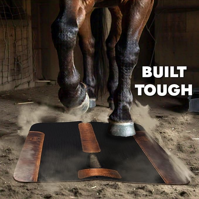 BLACK HOOF Blackhoof Steam Pressed Merino Wool Felt Contoured Pad (31" Length and 32" Width), Saddle pad for Horses