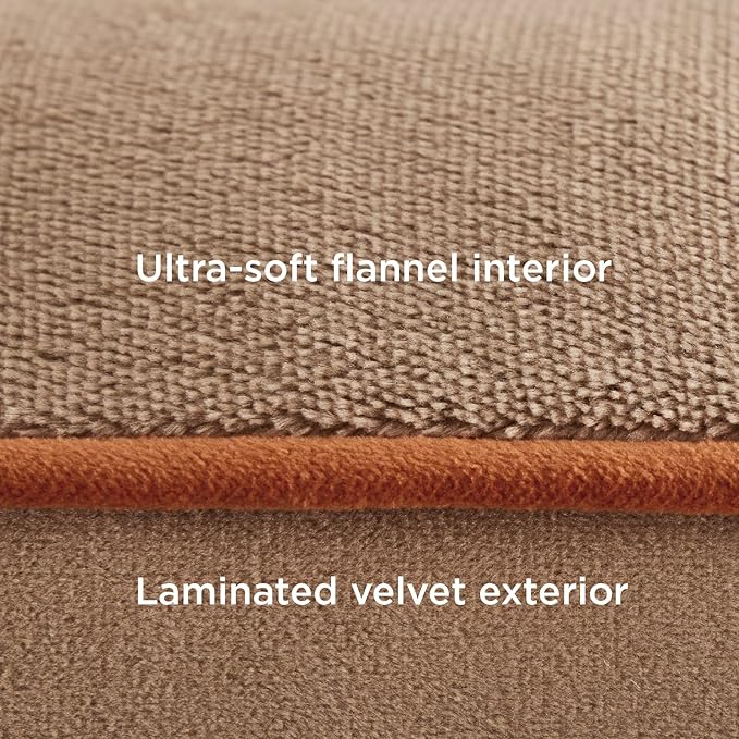 Bedsure XXL Orthopedic Dog Bed for Extra Large Dogs - Washable Giant Dog Cat Bed Waterproof, Comfort Dogs Couch Sofa with Washable Removable Cover, Pet Bed with Nonskid Bottom, Hazel, 52"