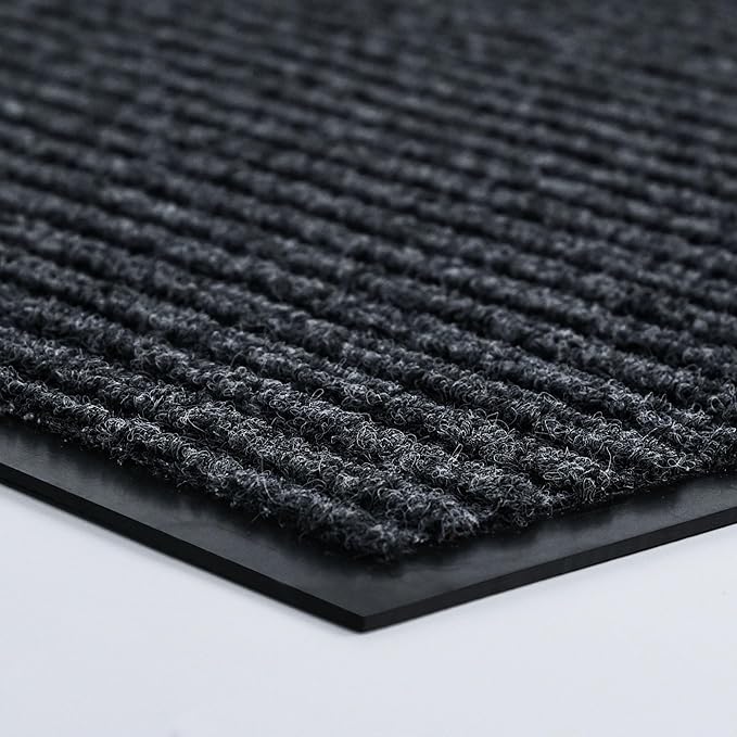 Durable Indoor Outdoor Door Mats for Entryway, Heavy Duty Front Door Mat, 48” x 24” Low Profile Welcome Mats for Entry, Stain and Fade Resistant Indoor Outdoor Entrance Mat