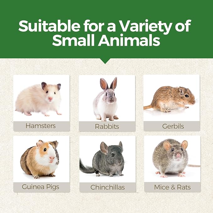 TEEWY 4PCS Hamster Chew Toys, Guinea Pig Chew Toys for Teeth with Natural Vegetables and Timothy Grass, Chinchilla Toys,Dental Care for Rats/Guinea Pigs/Hamsters and Gerbil, Strawberry-Shape