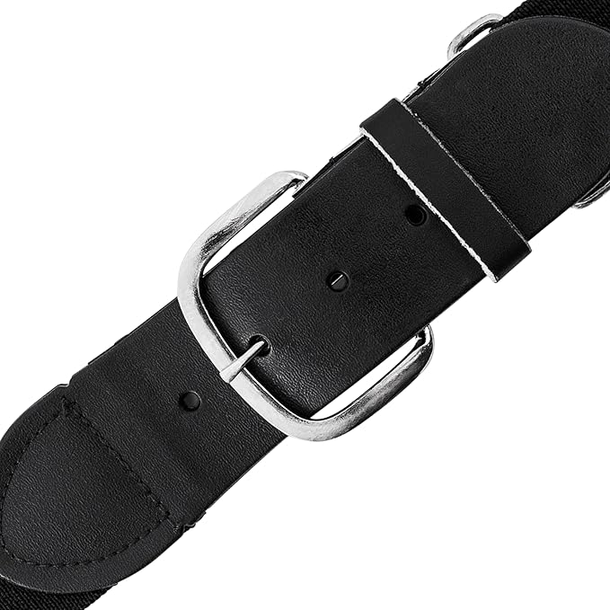 Champion Sports Baseball/Softball Uniform Belt, Comfort Stretch Fit Durable Syntex Tab - Youth & Adult Sizes, Multiple Colors