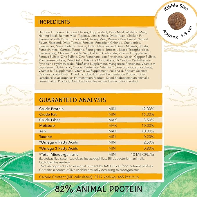 Blackwood Bounty Dry Cat Food, Chicken & Turkey Recipe for All Life Stages, 10 Pound Bag, High Protein, Grain Free