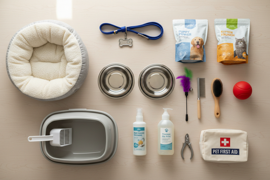 First-Time Pet Owner Starter Guide: Essential Products Every New Dog or Cat Parent Needs