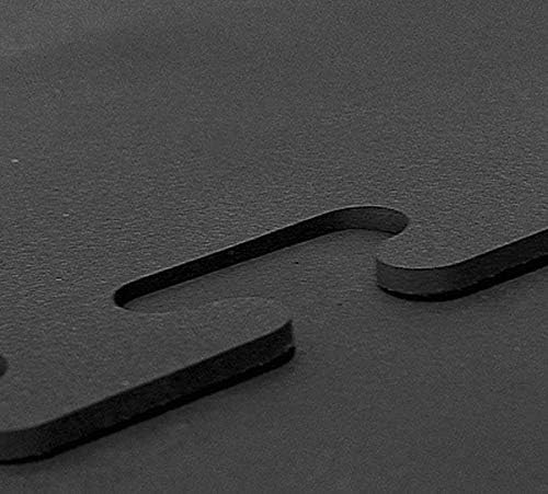 American Floor Mats - Heavy Duty Stall Tiles - Stable/Horse Tiles - Thick, Durable Rubber Flooring Solid Black 8' x 10' Set 3/8" Thick (20 Tiles Total)