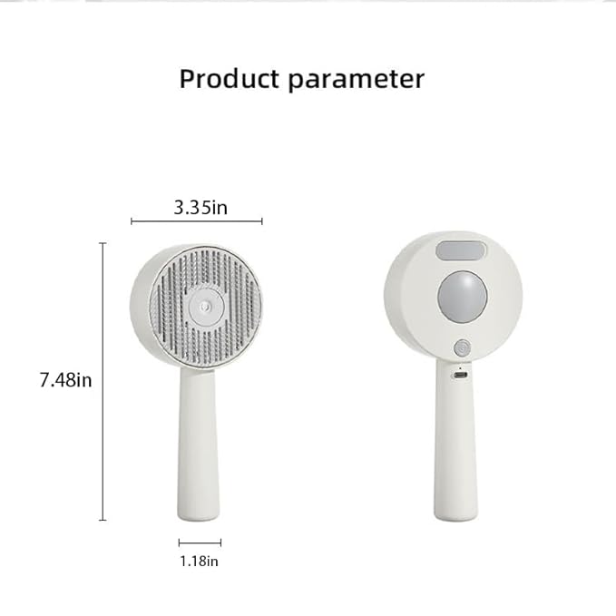Cat Steam Brush， 3 In 1 Cat Brush，Quickly Clean Your Pet's Fur，Anti-Static Pet Spray Hair Removal Comb，Suitable for pets such as cats, dogs, rabbits, etc.