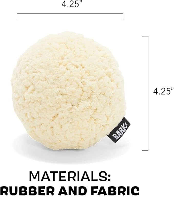 Barkbox Potato 2-in-1 Dog Toy - Tough Plush Squeaky Chew Toy for Large Dogs | Large