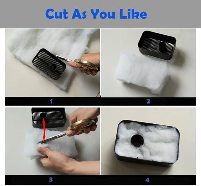 Aquarium Filter Media, Newly Premium Filter Pads for Aquarium, 94X16 inch,Aquarium Filter Floss for Fish Tank Sponge Pad Foam Filter Accessories for Pond