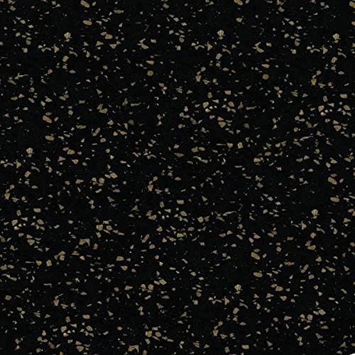 American Floor Mats 1/4in (7mm) Thick 10% Mocha 4' x 14' Heavy Duty Rubber Rolls, Protective Exercise Mats, Home Gym Rubber Flooring