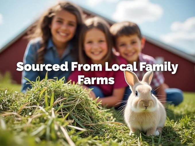 Blue Mountain Hay | Fresh Orchard Grass Hay (5 Pounds) | High Fiber, Soft & Leafy | High-Altitude Hay Pet Food for Rabbits, Guinea Pigs, Chinchillas, Hamsters, and Other Small Pets