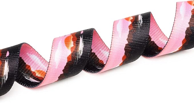 Mercano Adjustable Dog Collar - Special Design Patterns, Soft Nylon Comfortable Durable Pet Collar for Small Medium Large Dogs (S, Sunset)