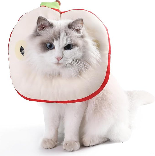 Cat Cone Collar Soft Kitten Donut, Cat Cones to Stop Licking After Surgery and Scratching, Waterproof Elizabethan e Collar for Cats After Neuter, Adjustable Comfy Cats Neck Cone Pillow for Kitty