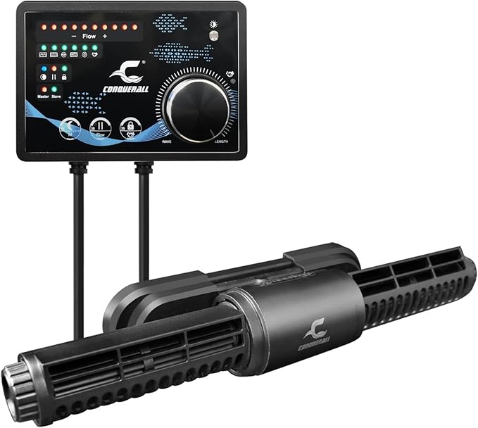 CONQUERALL CHS-45L Cross Flow Wave Pump 10000～32000L/H 45W DC 24V Sinusoidal Frequency Conversion Technology High Flow Pump for Circulating Water System