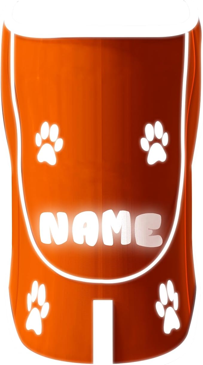 Custom Reflective Dog Vest High Visibility Reflective Jacket for Dogs Hunting Safety Gear with Elastic Strap & Clasp, Comfortable, Perfect for Day and Night Walks!