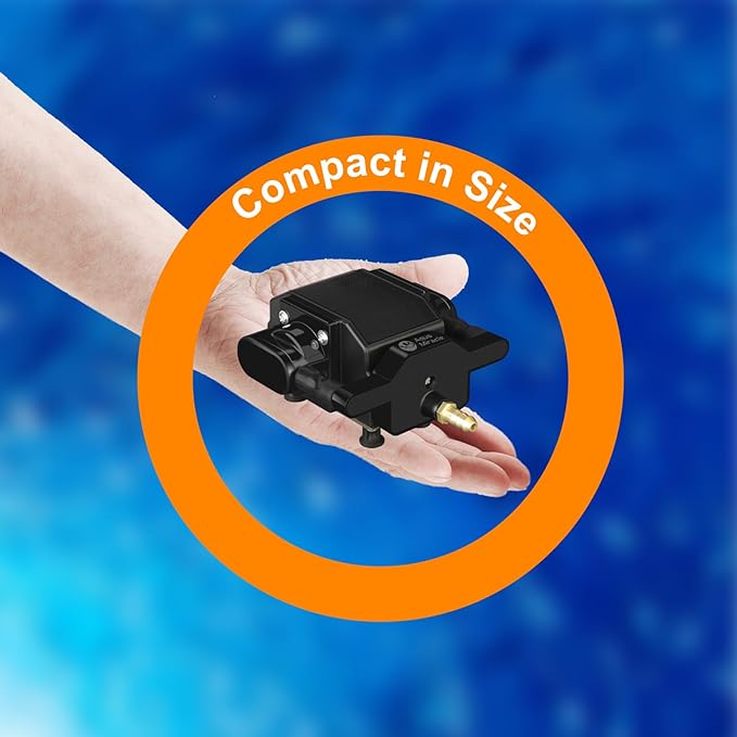 AquaMiracle 6/8/16W Quiet Fish Tank Air Pump 200/317/475GPH High Pressure Aquarium Air Pump Commercial Air Pump Pond Aerator Bubbler Hydroponics Air Pump