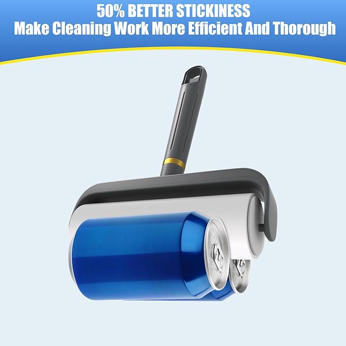 COBETE Large Surface Lint Rollers for Pet Hair Extra Sticky, 100 Sheets Mega Value Set, Dog and Cat Lint Remover for Clothes, Couch, Furniture,Pick Pet Hair Up