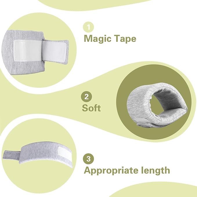 Cat Neck Brace, Breathable & Adjustable Cone Collar After Surgery Recovery Anti-Scratch Anti-Lick Protection, Suitable for Neck Circumference 6.3-8.6 Inch Small Dogs Puppies Kittens (Grey, XS)