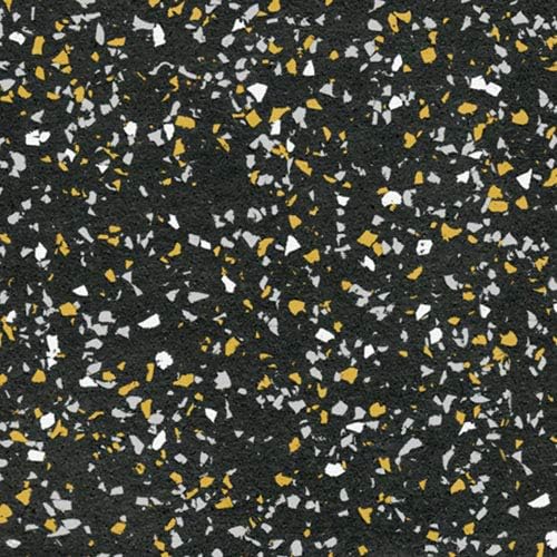 American Floor Mats - Extreme Rubber Gym Tiles - 1 Inch Thick Colorful Rubber Gym Mats - Superior Shock and Sound Absorbing Mats - 35% Gold/Grey/White 4 Mat Pack (Covers 16 Sq Ft)