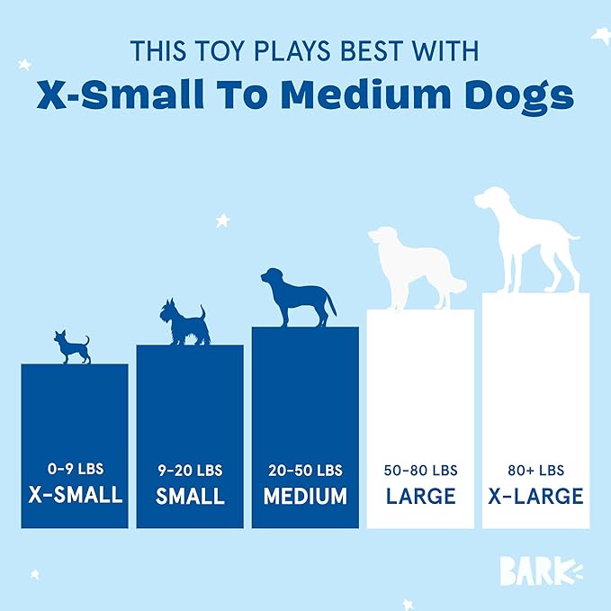 BARK Drool Ranch Chips Holiday Plush Dog Toy | Squeaky Fun for Medium Dogs