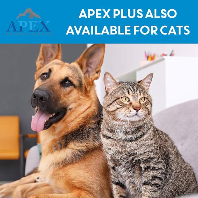 Apex Plus Flea and Tick Prevention for Dogs | Medium (23-44 lbs) | 6-Month Supply | Dog Flea and Tick Treatment | 24-Hour Activation, Waterproof, 30-Day Protection