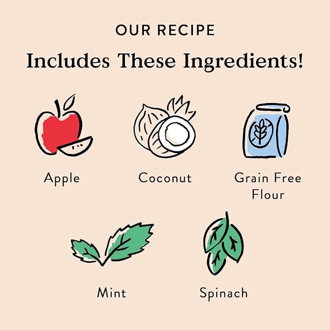 Bocce’s Bakery Dailies Brushy Sticks to Support Oral Health & Fresh Breath, Wheat-Free Dental Bars for Dogs, Made with Real Ingredients, Baked in the USA, All-Natural Coconut & Mint Recipe, Large Dogs