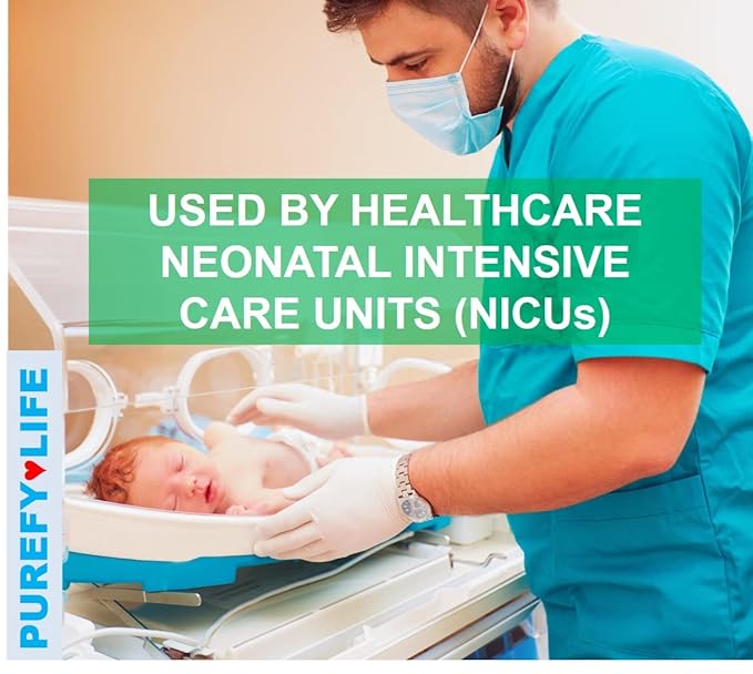 Baby Everything Cleaner (16oz + Concentrate Makes 80oz) Hypoallergenic. Hypochlorous Technology. No Residue. Unscented. No Rinse. Baby Safe cleaner for Toys, Pacifier, High Chair, and Nursery. Fine Spray for Everywhere Everything.