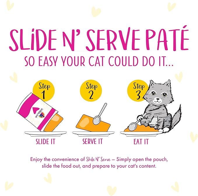 B.F.F. PLAY - Best Feline Friend Paté Lovers, Aw Yeah!, Chicken & Duck Destiny with Chicken & Lamb, 3oz Pouch (Pack of 12)