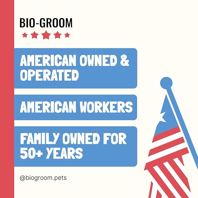 Bio-Groom Oatmeal Dog Shampoo - for Allergies and Itching, Cruelty-Free, Dog Bathing Supplies, Puppy Shampoo for Sensitive Skin, Made in USA, Anti-Itch Dog Products - 12 fl oz 2-Pack