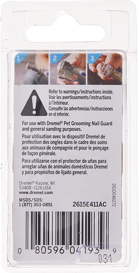 Dremel SD60-PGK EZ Lock Pet Nail Grooming Sanding Discs