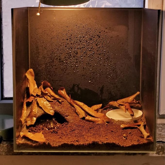 BNOSDM Reptile Soil Substrate Fluffy Small-Strand Reptile Substrate and Snake Bedding Clean Natural Terrarium Bedding for Lizards Snakes Tortoises Tarantulas