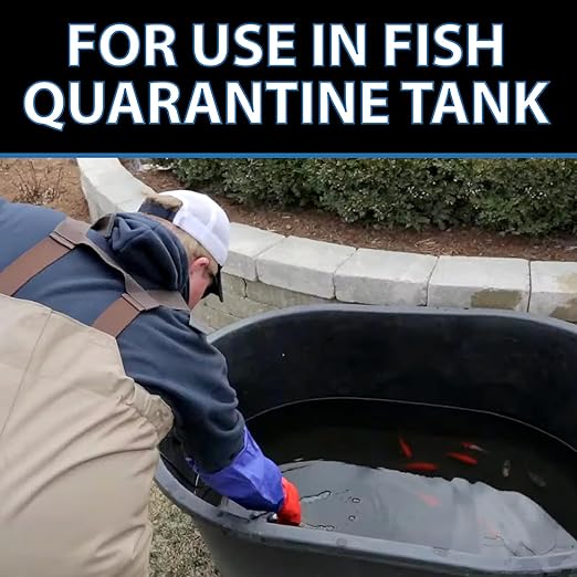 CrystalClear ParaSalt Outdoor Pond & Water Garden Rock Salt Crystals, Fish Parasite Control, Beneficial Stress Reducing & Slime-Coat Treatment, Natural Aquatic Additive, Koi, Plants & Pet Safe, 10 lbs