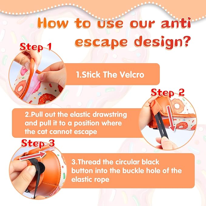 Cat Cone Collar Soft for Wound Healing, Foldable Neck Recovery Cone Anti Licking, Small Adjustable Surgery Cat Head Cone Alternative for Kittens(Size: L)