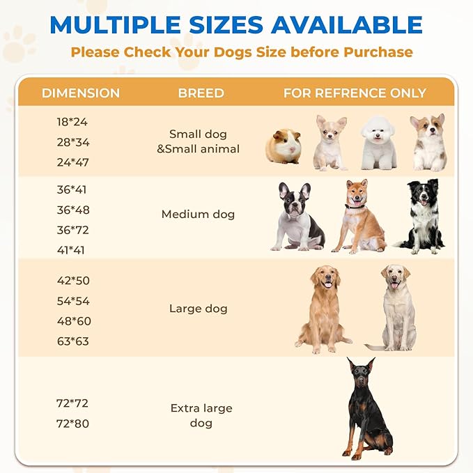 Fostanfly Non-Slip Washable Pee Pads for Dogs, 2 Pack Large 42"x50" Ultra-Absorbent Leak-Proof Reusable Potty Training Pads of Add 8 Lanyards for Dogs, Puppy and Cats