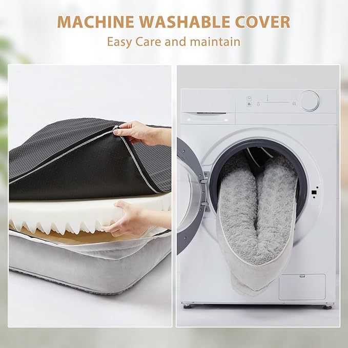 BFPETHOME Orthopedic Dog Beds for Large Dogs-Waterproof Sofa Dog Bed with Removable Washable Cover, Large Pet Bed with Waterproof Lining and Nonskid Bottom, Pet Bed for Dogs