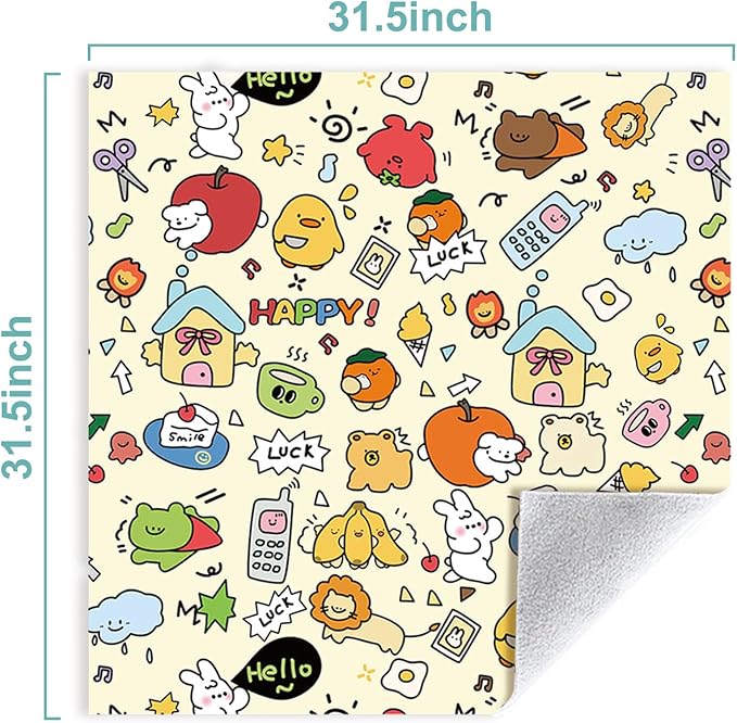 Cat Grooming Wrap for Cutting Nails with Cat Nail Clipper, Self-Adherent Wrap for Ear Cleaning, Anti-Runaway/Scratch, Cat Swaddle Wrap for Calming, Yellow