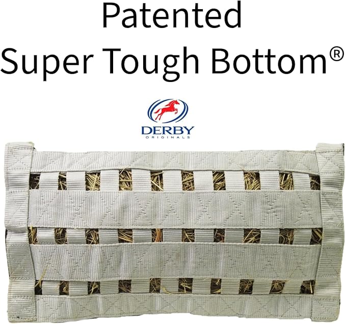 Derby Originals Top Load Hay Bag with Super Tough Bottom and 6 Month Warranty (Red/Black)