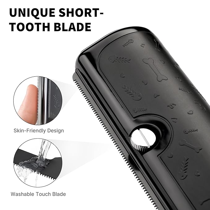 Deshedding Dog Brush and Grooming Tool – Pet Hair Remover Comb for Shedding, Easy Clean, Effective for Short and Long Hair, Professional Pet Grooming Brush for Dogs and Cats