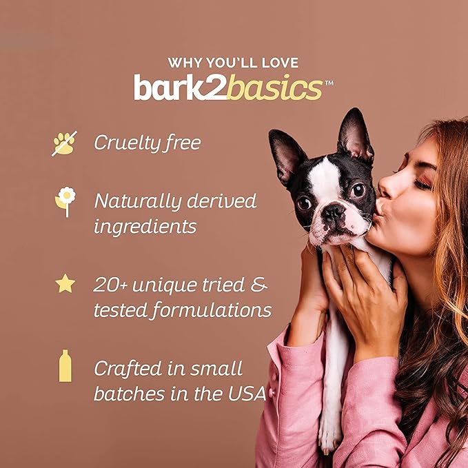 Bark2Basics Oatmeal Conditioner, Gallon - Natural Ingredients, Moisturizing, Hydrating, Crafted with Colloidal Oatmeal, Relieves Dry Itchy Irritated Skin, Coconut Fragrance