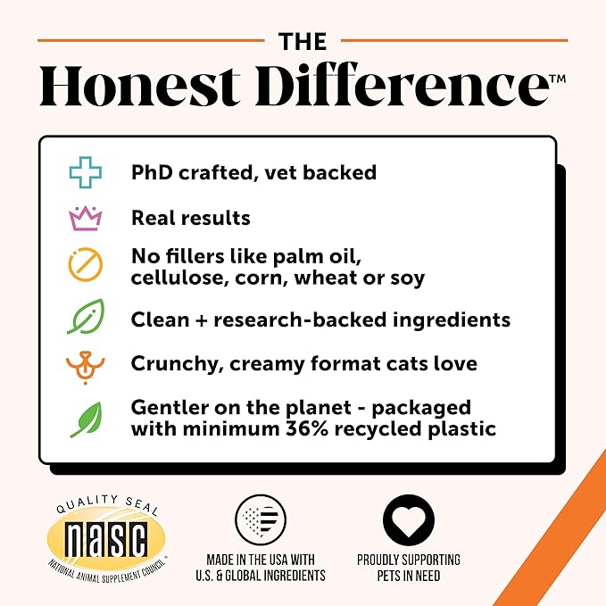 Cat Hip & Joint Health Crunchy & Creamy Chews - Cat Joint Support Supplement with Glucosamine, Health Supplies & Hip Support for Indoor & Outdoor Cats (Chicken 30-Day Supply)