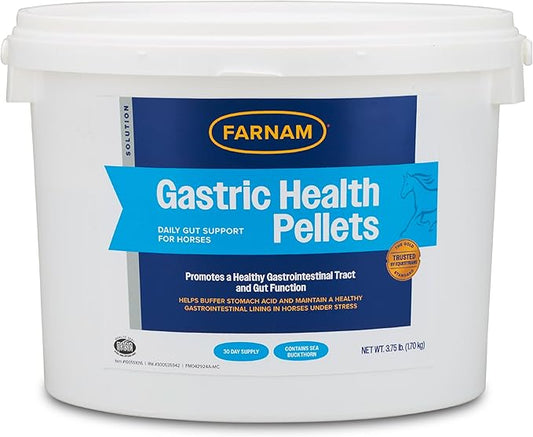 Farnam Gastric Health Pellets, Daily Gut and Digestive Health Supplement for Horses Helps Maintain a Healthy Gastrointestinal Tract and Gut Function