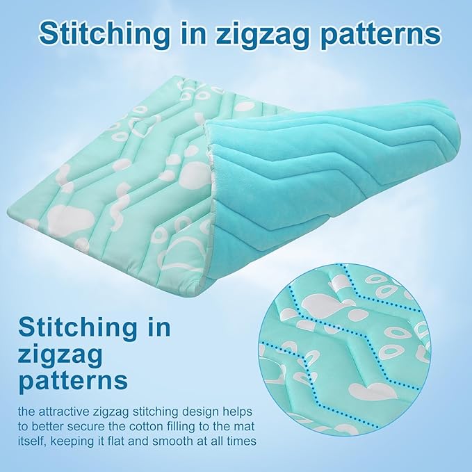 BEAUTYZOO Upgrade Dog Cooling Mat Extra Large, Reversible Self-Cooling Mat for Dogs, Thicken Pet Ice Cool Pad Blanket for Summer Kennel Sofa Bed Floor Car Seat, Machine Washable&Foldable, 48"x28"