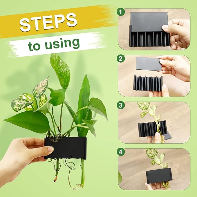 Aquarium Plant Holder with 5 Hole, Plastic Aquatic Plant Pot, Aquarium Planter Cups for Aquarium Plants Live, Aquarium Decor for Fish Tank Live Plants, 1.5inch