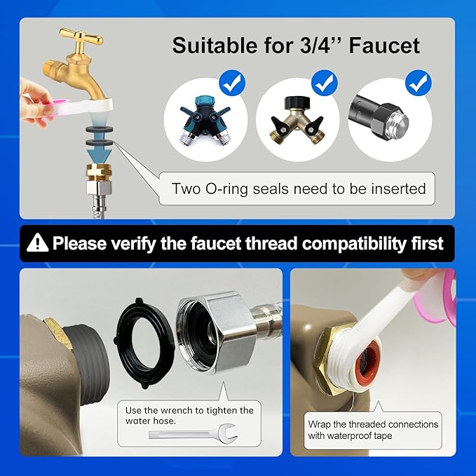 Automatic Dog Water Bowl Dispenser 1 Gallon - Outdoor Pet Water Bowl Feeder for Dogs, Livestock, Chicken - Auto Fill - Food Grade Material - Easy to Install - Brown