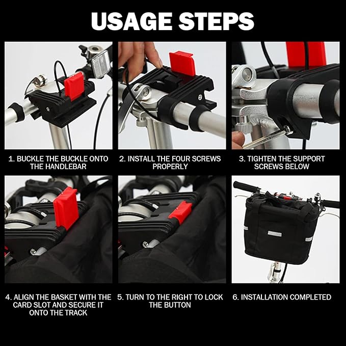 Bike Basket, 10kg Storng Bearing Foldable Bike Front Basket, Removable Dog Carrier for Handlebar, Machine Washable