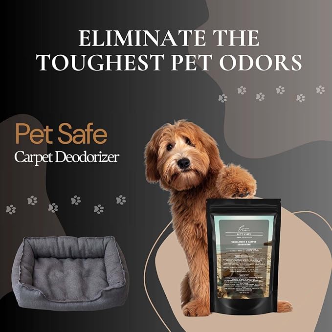 Butt Naked Carpet Freshener Powder: Powerful Odor Eliminator for Home, Upholstery Deodorizer, Carpet Deodorizer, Pet Urine, Cat Litter Box - Butt Naked Fragrance.