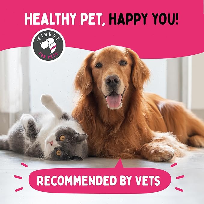 Bladder Health Dog & Cat UTI Remedy - Cranberry Supplement for Pet, Bladder, Kidney Support & Urinary Tract Health Powder with Cranberry & D-Mannose (120g - 120 Scoops)