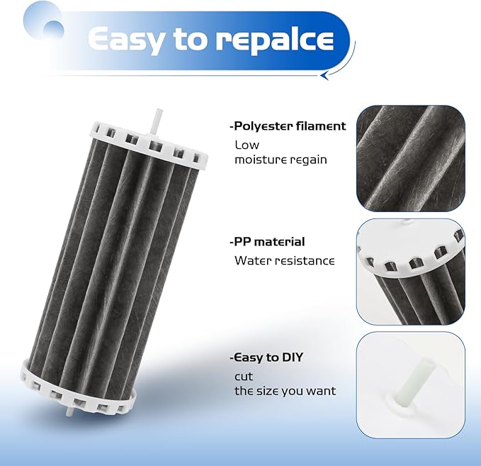 Aquarium Fish Tank Filters Compatible with Penguin 200 350, Hang On Filters Replacement for Penguin BioWheel 200B 350B Assembly Biowheel Part, PRBW2350B, 2 Pack