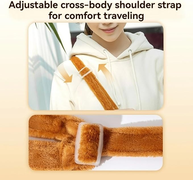 Cat Puppy Plush Outing Backpack Cute Bear Bee Design Anti-Escape Bag for Kitten Cat Small Dog Gift Choice